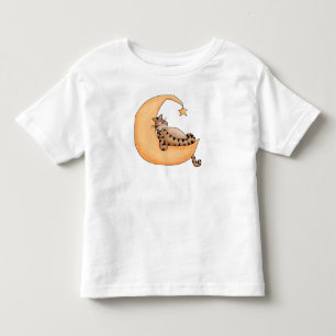 Moon and Star Cat Toddler T-Shirt