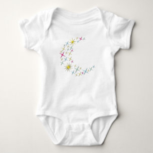 Moon and Stars Baby Bodysuit