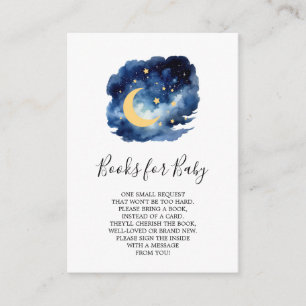 Moon and Stars Boy Books for Baby Card