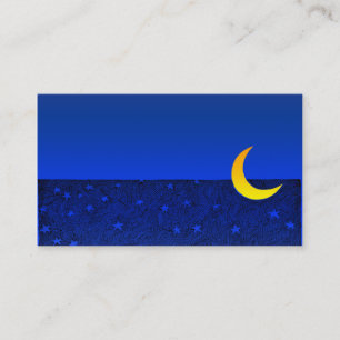 Moon and Stars Business Card
