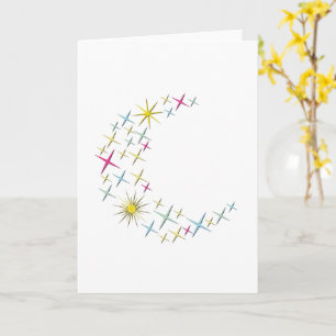 Moon and Stars Card