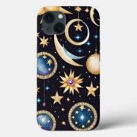 Moon And Stars Celestial