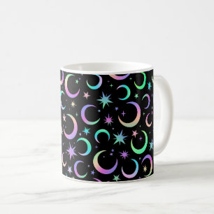Moon and stars coffee mug