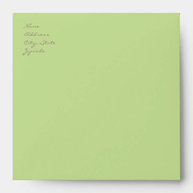 Moon and Stars Custom Envelope (Front)