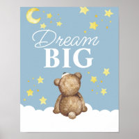 Moon and Stars Dream Big Teddy Bear Nursery