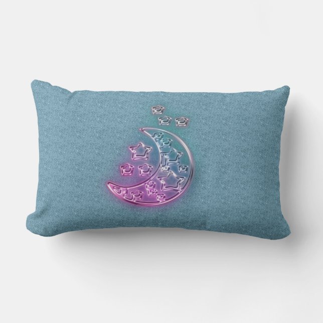 Moon and Stars Lumbar Cushion (Front)