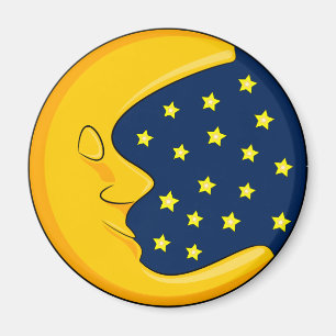 Moon And Stars Magnet