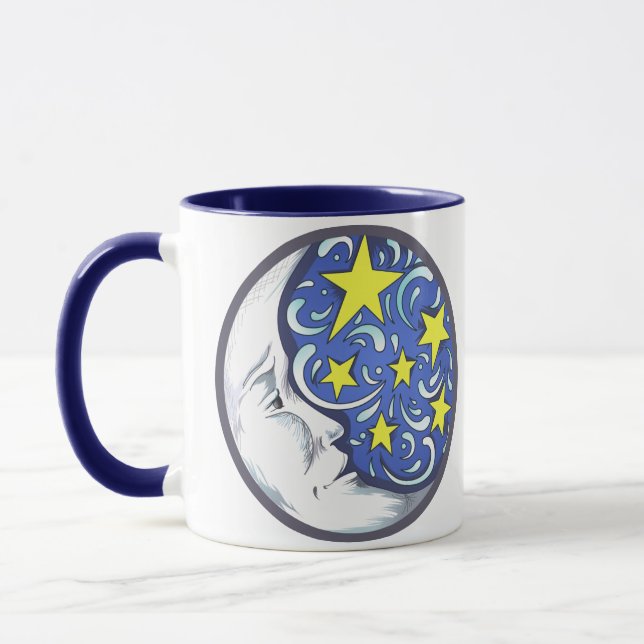 Moon and Stars Mug (Left)