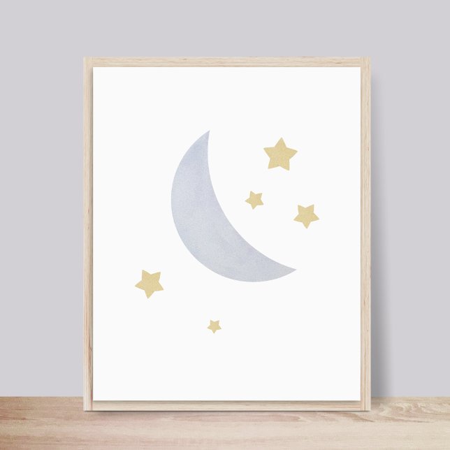 Moon and Stars Nursery Poster (Creator Uploaded)