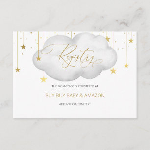 Moon and Stars Registry Card