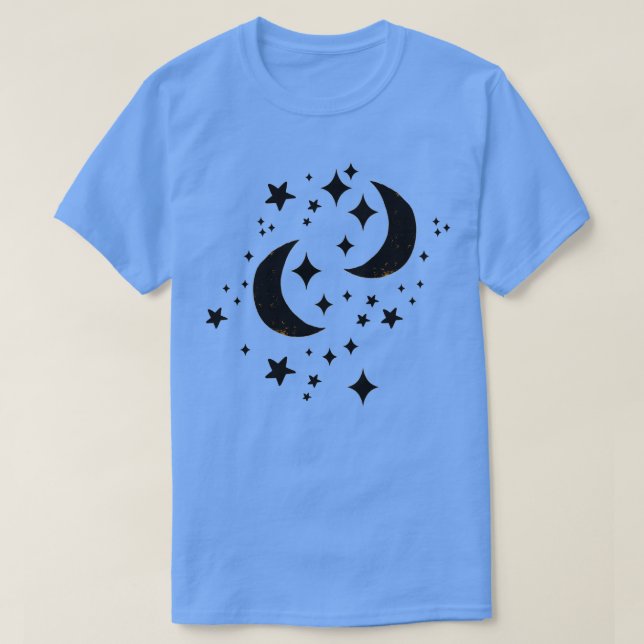Moon and Stars T-Shirt (Design Front)