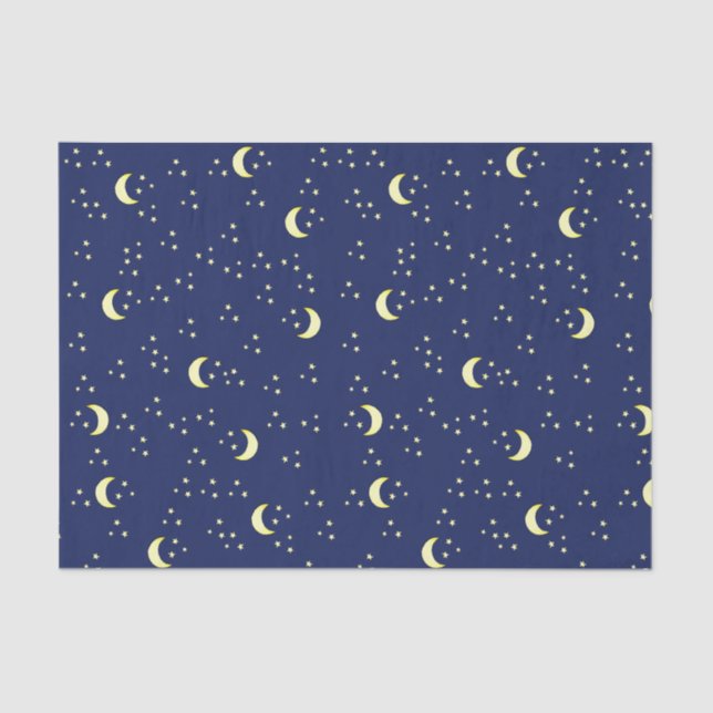 Moon and Stars Tissue Paper (Front)