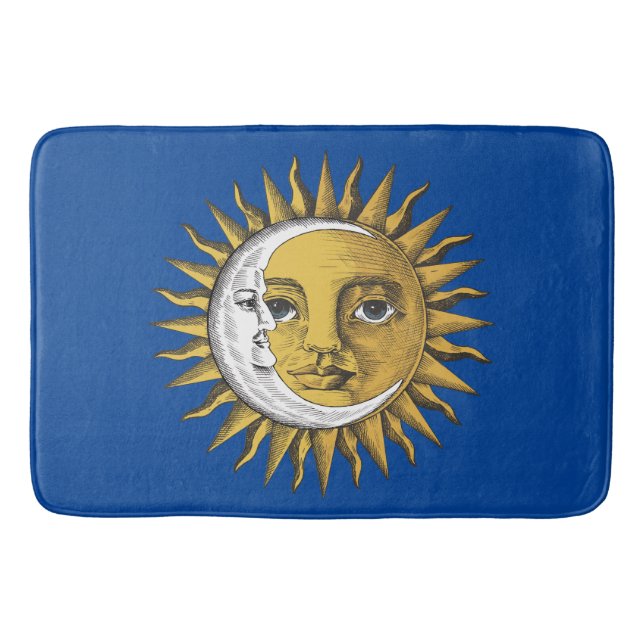 Moon and Sun  Bath Mat (Front)