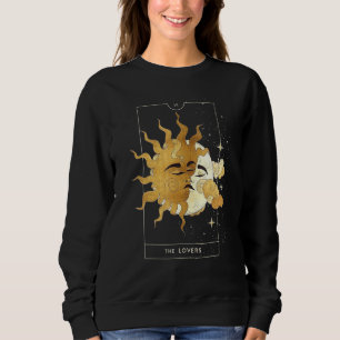 Moon And Sun Kissing Tarot Wicca Boohoo Gothic Hip Sweatshirt
