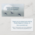 Moon and Winter Geese Business Cards