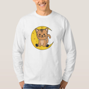 Moon Animal Cat Official Sleep Shirt Cats