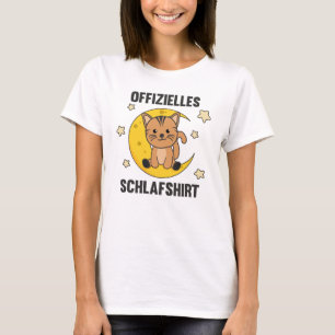 Moon Animal Cat Official Sleep Shirt Cats