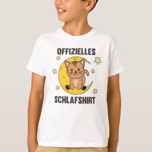 Moon Animal Cat Official Sleep Shirt Cats