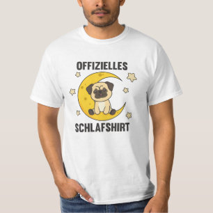 Moon Animal Pug Official Sleep Shirt Dogs Stars