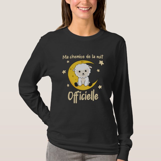 Moon Animal Sheep Official Sleep Shirt (Front)