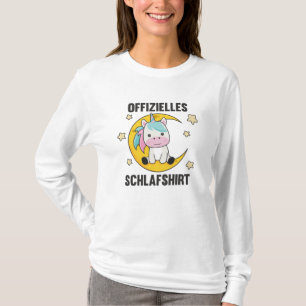 Moon Animal Unicorn Official Sleep Shirt Stars