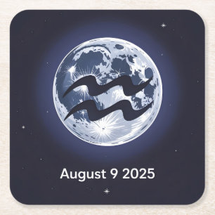 Moon Aquarius Coaster Set