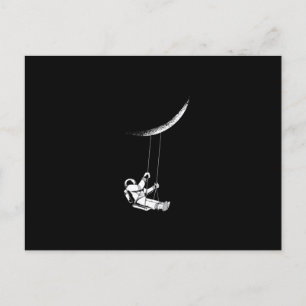 Moon Astronaut Postcard