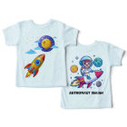 Moon Astronaut Rocket Ship Kids T-Shirt