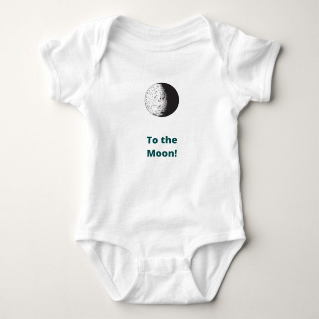  - moon baby bodysuit (Front)