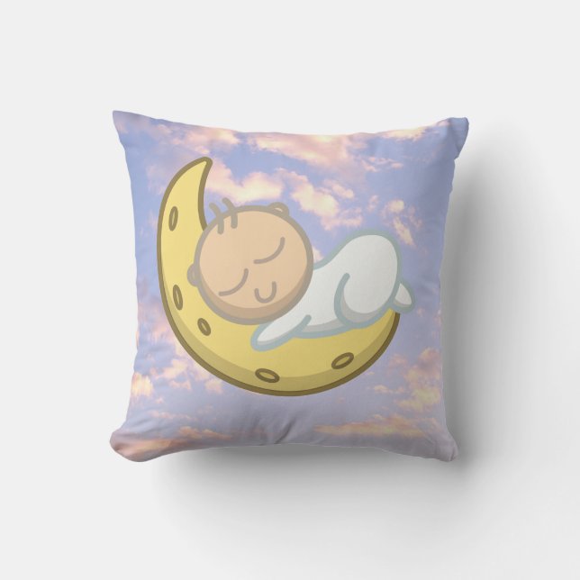 Moon Baby Design Cushion (Front)