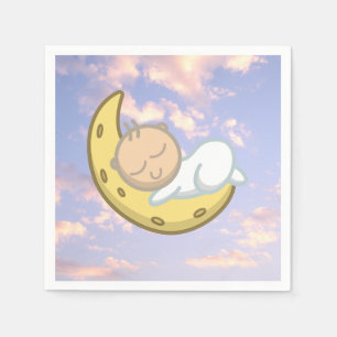 Moon Baby Design Napkin