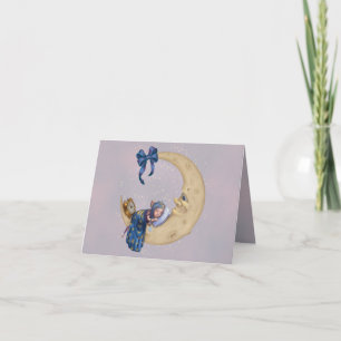 Moon Baby Elf Thank You Card
