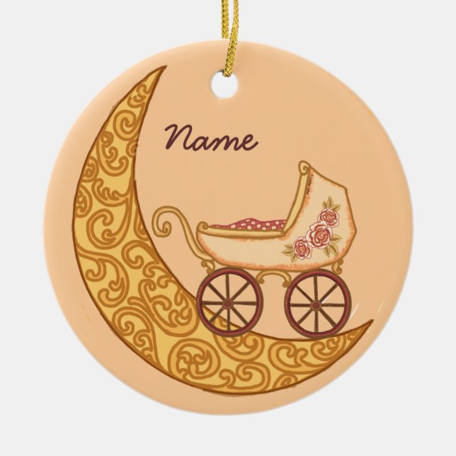Moon Baby  ornament (Front)