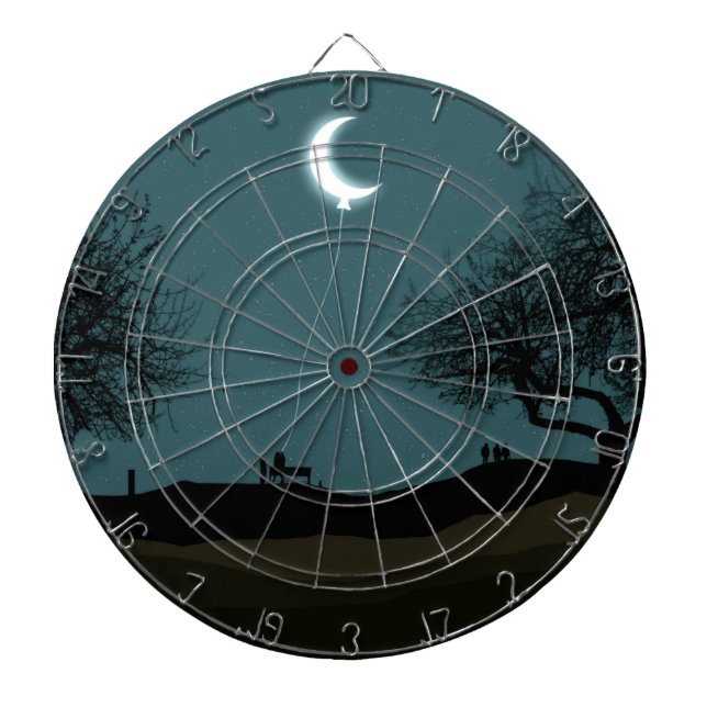 Moon Balloon Dartboard (Front)