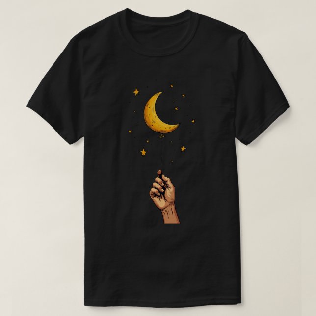 Moon Balloon T-Shirt (Design Front)