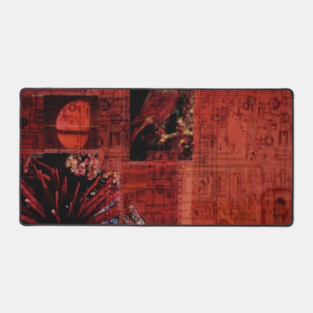 Moon Bird Anemone — Desk Mat (Front)