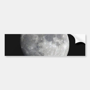 Moon Bumper Sticker