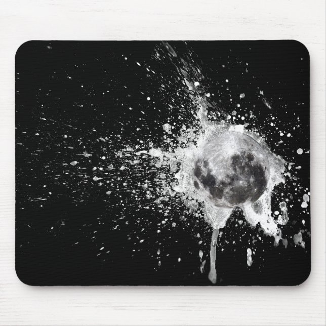 Moon Burst Mouse Pad (Front)