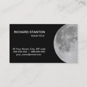 Moon Business Card