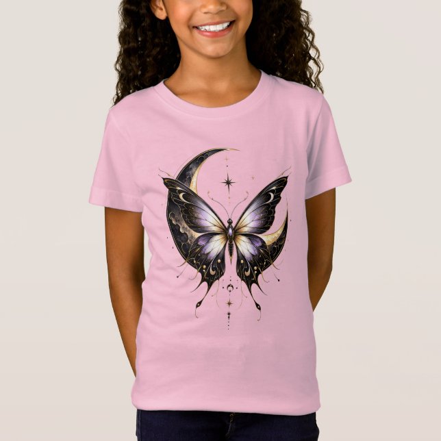 Moon Butterfly Kids T-Shirt (Front)