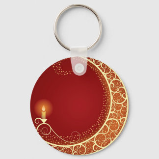 Moon Candle Key Ring