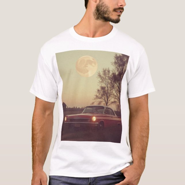 moon car T-Shirt (Front)