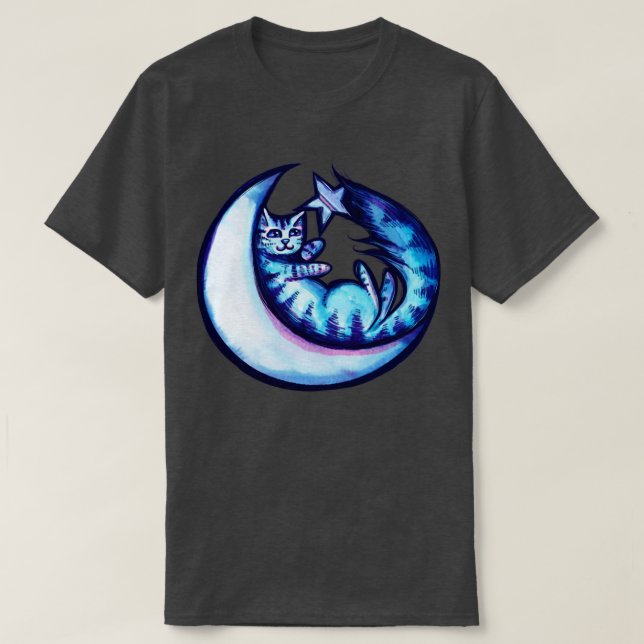 Moon Cat2 T-Shirt (Design Front)