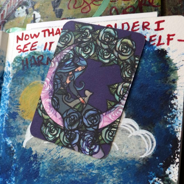 Moon Cat Goddess MoonChild Cats                    Card (Creator Uploaded)