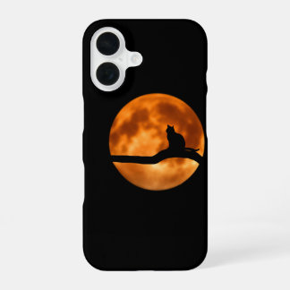 Moon Cat Phonecase iPhone 16 Case