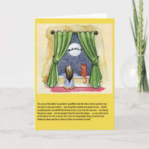 Moon Cheese Holiday Card