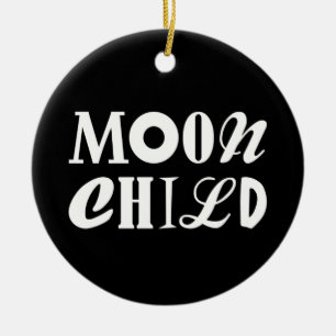 MOON CHILD! CERAMIC TREE DECORATION