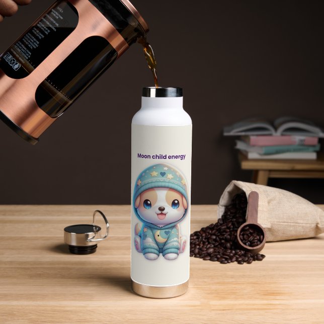 Moon Child Energy Dog Bottle (Coffee (Rotated))