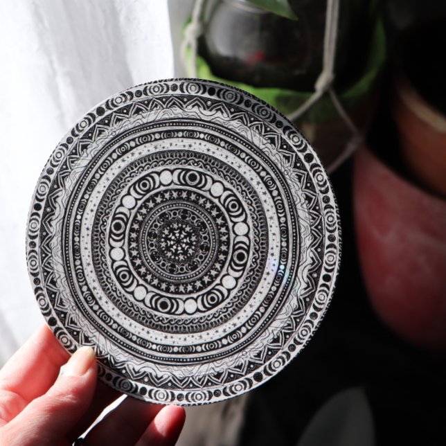 Moon Child Mandala Triple Moon Witch Holiday Card (Creator Uploaded)