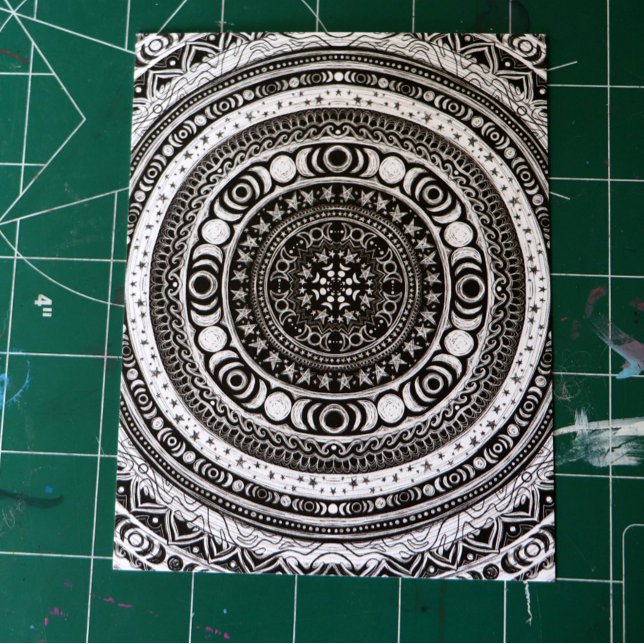 Moon Child Mandala Triple Moon Witch Postcard (Creator Uploaded)